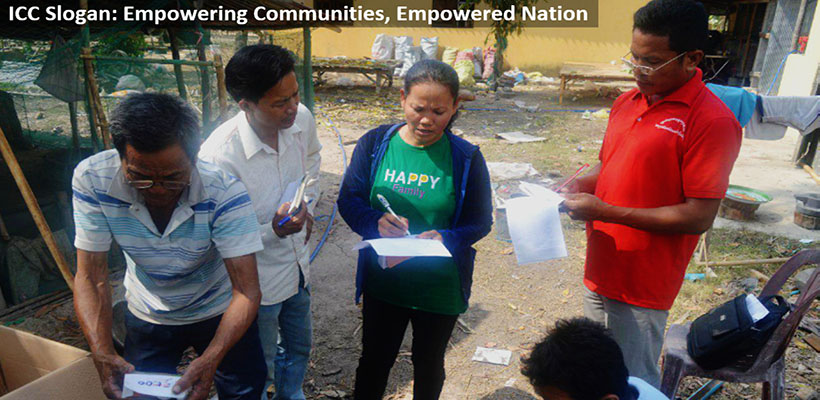 ICC Slogan: Empowering Communities Empowered Nation